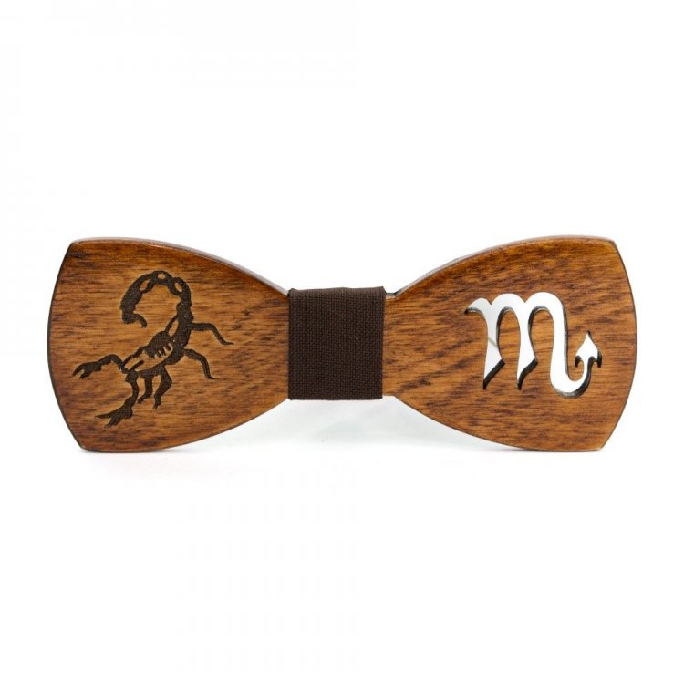 

Галстук Бабочка Gofin wood Знак Зодиака Скорпион 11.5 x 4.5 см Дерево GBDH-8276 5328000