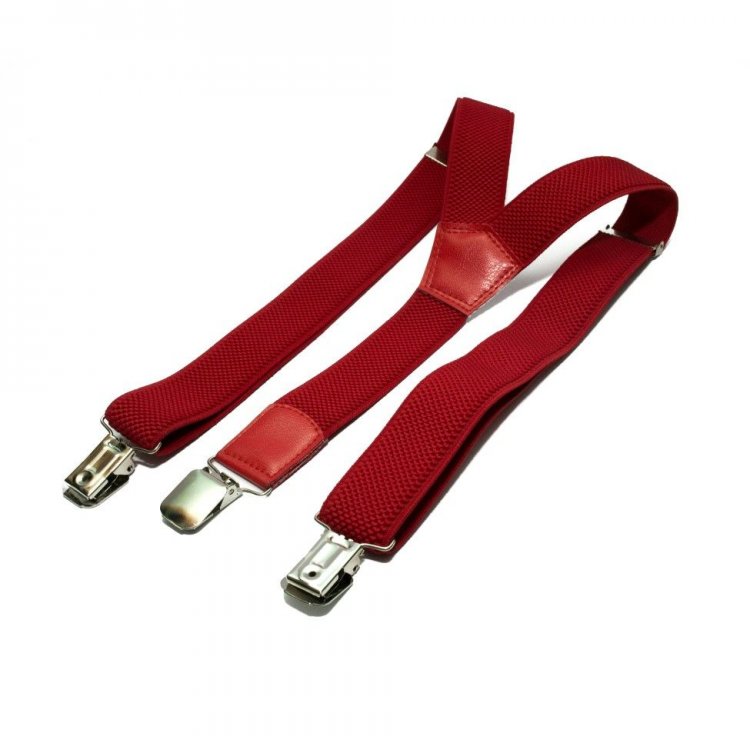 

Подростковые Подтяжки Gofin suspenders Cтрейч-ткань Красные Pbt-4220 5143518