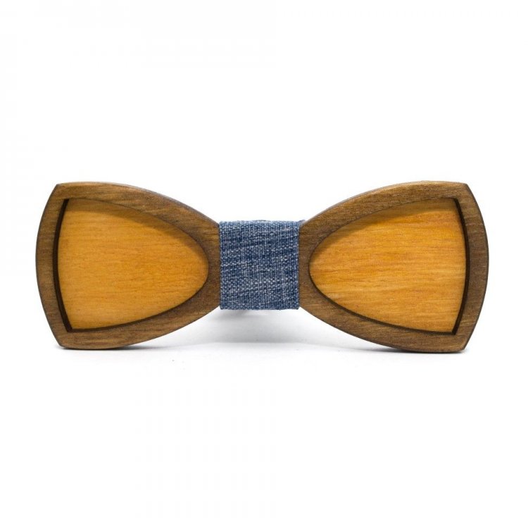 

Галстук Бабочка Gofin wood Двухслойная 11.5 x 4.5 см Дерево GBDH-8201 5281602
