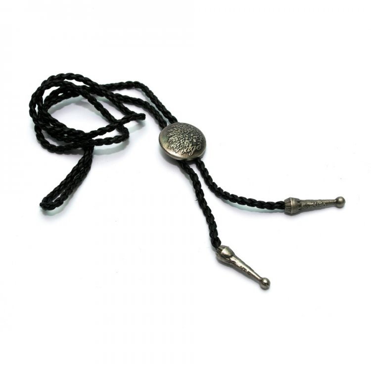 

Галстук боло Handmade Gofin 102см Металл+нейлон Черный Bolo-52046 5414358