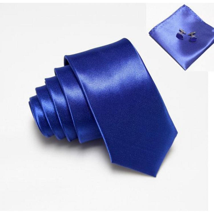 

Набор Handmade Узкий Галстук Платок Запонки Синий (Gzp-3516) 5380947