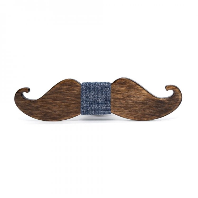 

Бабочка Gofin wood Усы 11.5 х 3 см Дерево Темная GBDH-8102 5317899