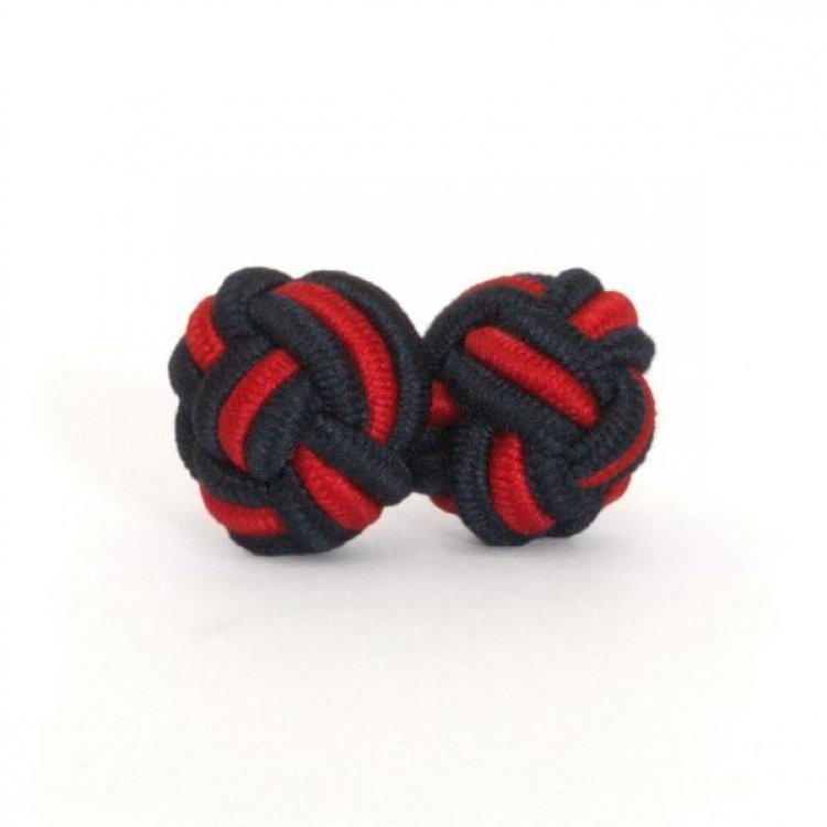 

Запонки Handmade Тканевые Сине-Красные Zphs-3148 158052
