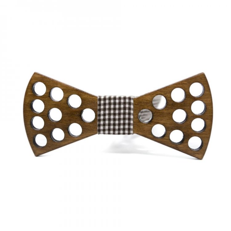 

Галстук Бабочка Gofin wood С Отверстиями 11.5 x 4.5 см Дерево Темная GBDH-8154 5286597