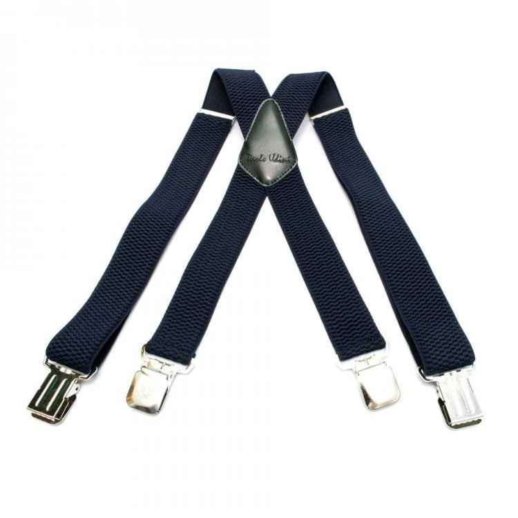 

Подтяжки Gofin suspenders X Образные Удлиненные (Баталы) Темно-Синие Pbp-4659 158897