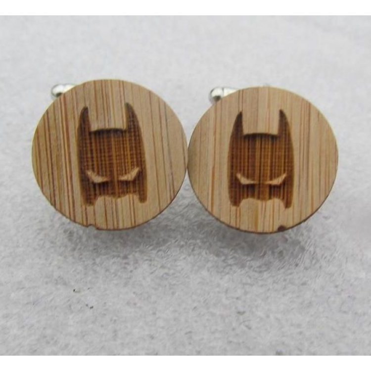 

Запонки Handmade Деревянные Бэтмен Лицо Dzp-0674 158349