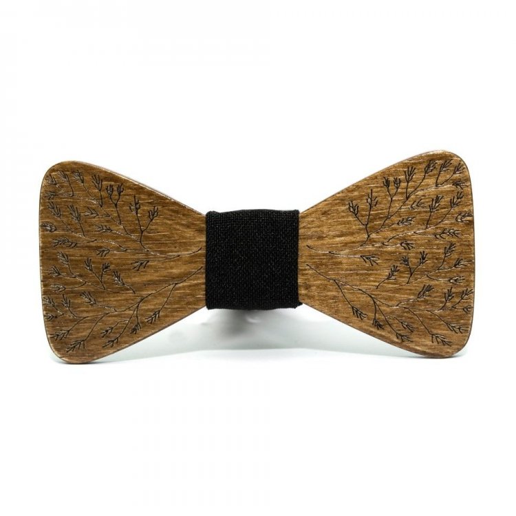

Галстук-Бабочка Gofin wood Темная С Ветками 10 x 4.5 см Дерево GBDH-8350 5354640