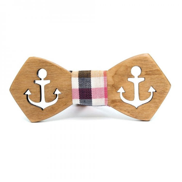 

Бабочка Gofin wood 9x3.5 см Дерево Разноцветный с якорем GBDH-8364 5369847