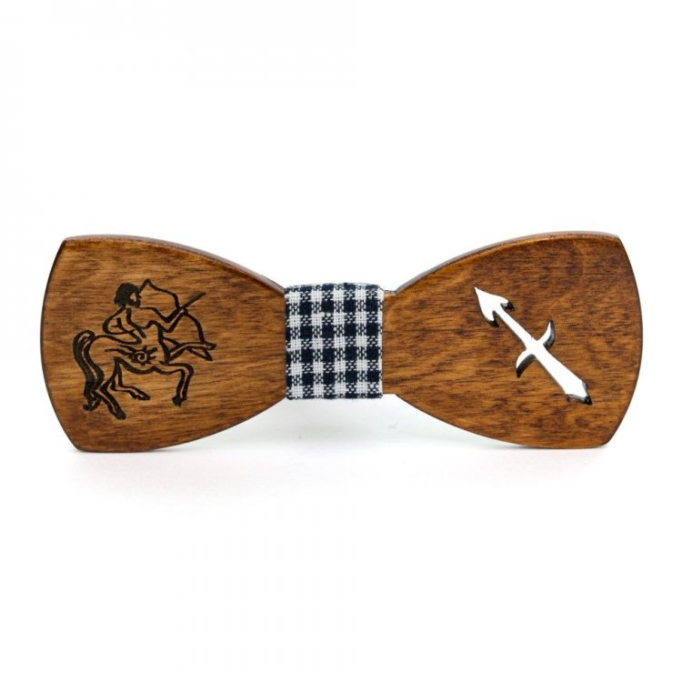 

Галстук Бабочка Gofin wood Со Знаком Зодиака Стрелец 11.5 x 4.5 см Дерево GBDH-8307 5326113