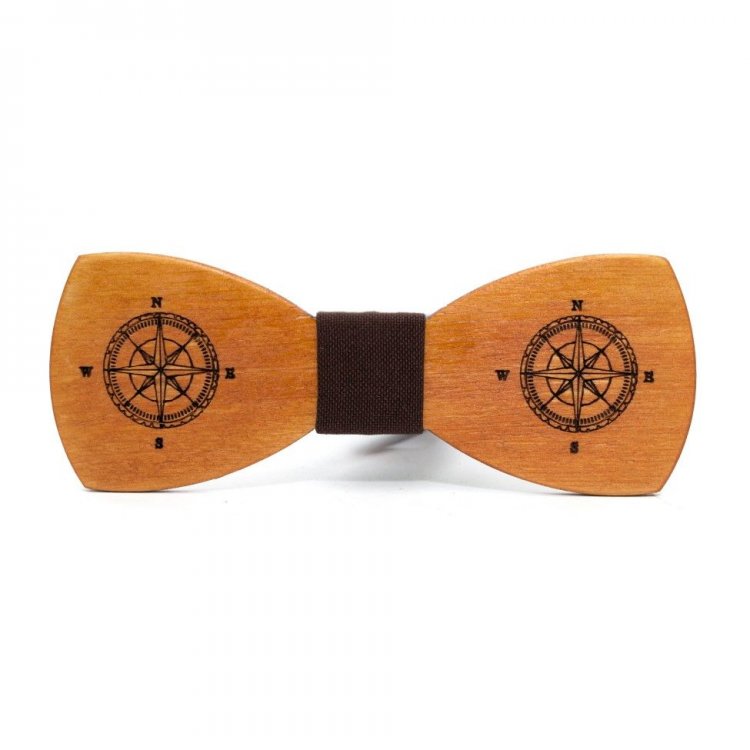 

Галстук Бабочка Gofin wood С Компасом 11.5 x 4.5 см Дерево GBDH-8249 5325669