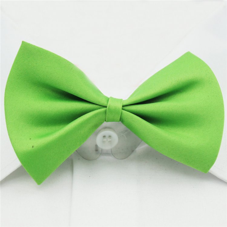 

Детский Галстук-Бабочка Handmade Однослойный Светло-Зеленый Dos-0229 158796