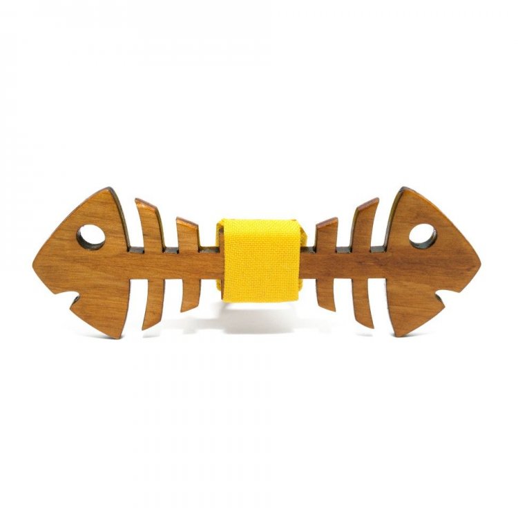 

Галстук Бабочка Gofin wood Рыба 11.5 x 4 см Дерево GBDH-8256 5287374