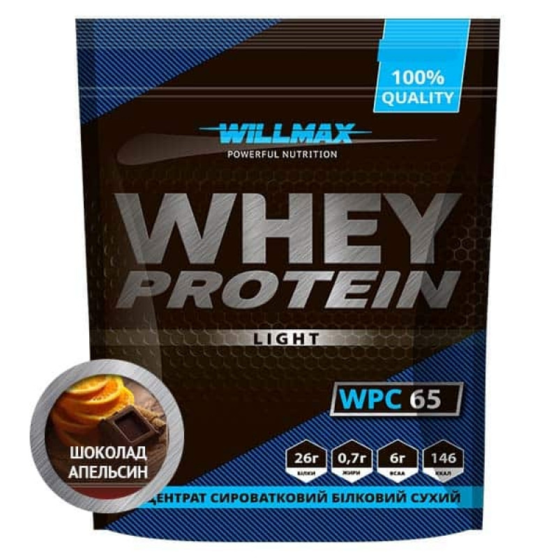 

Протеин Willmax Whey Protein Light 65% 1кг Шоколад - Апельсин