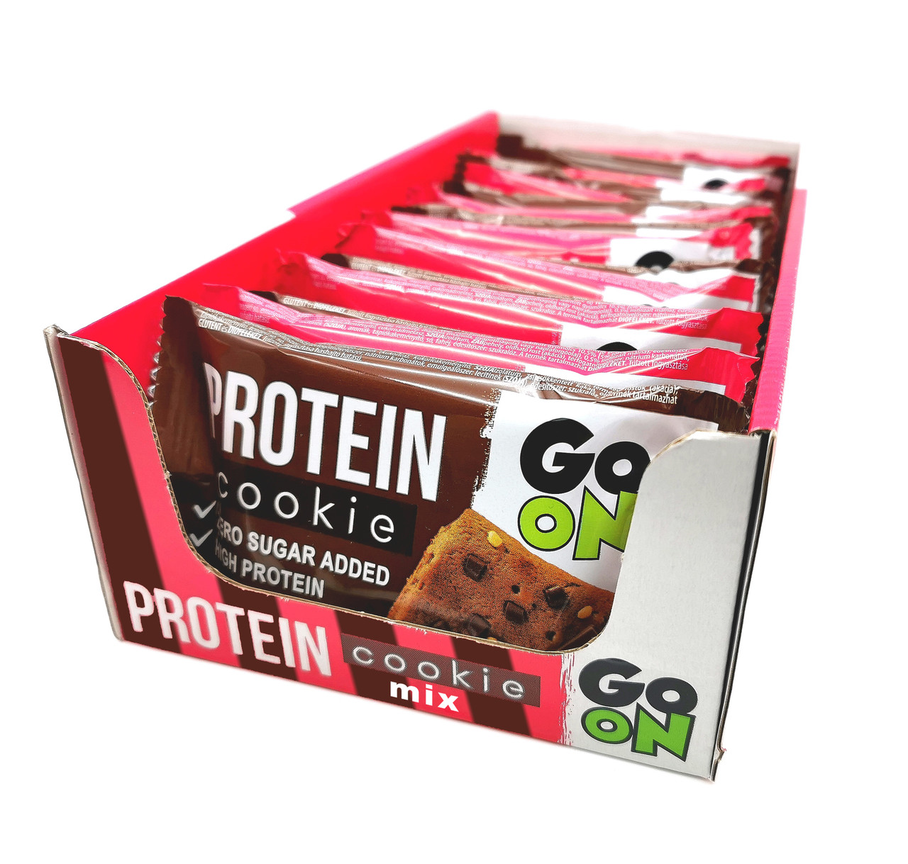 

Упаковка протеинового печенья Go On Nutrition Protein Cookie Ассорти 12 шт х 50 г