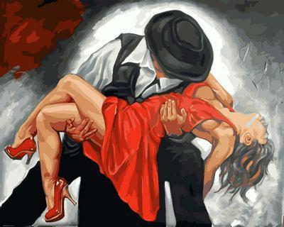 

Картина по номерам Q2131 Танец страсти. Худ. Донка Начева, 40x50 см., Mariposa