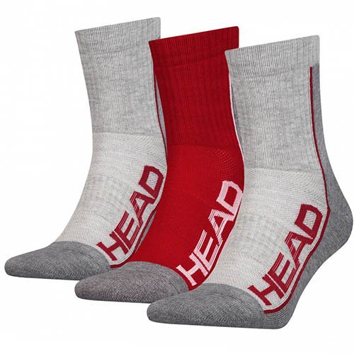 

Head Носки Performance Short Crew 3P Unisex 791010001 43-46 Красно-серый