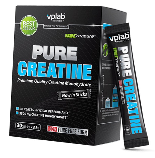 

Креатин Моногидрат, Pure Creatine Sticks, VP laboratory 30пакетов (31099003)