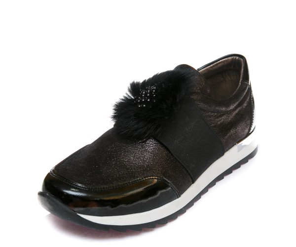 

Кроссовки K.Pafi 1021(03-148)(37-40 )брошь черные Чёрный 39р 25,2 см