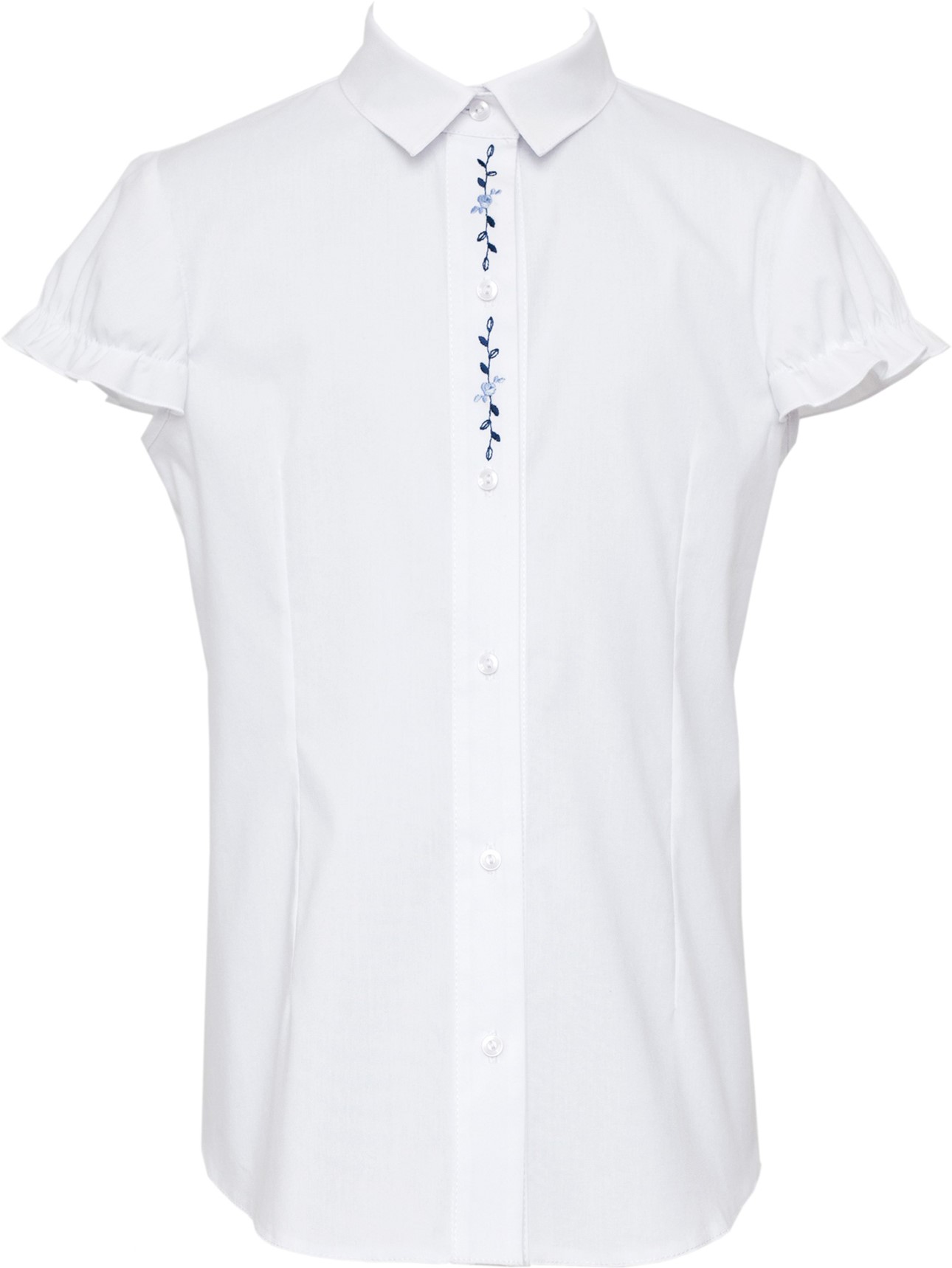 

Блузка SLY 127-S-19 ШФ 140 см Белая