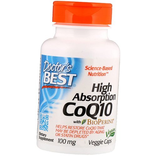 

Коэнзим Q10 с Биоперином, High Absorption CoQ10 100, Doctor's Best 30вегкапс (70327012)