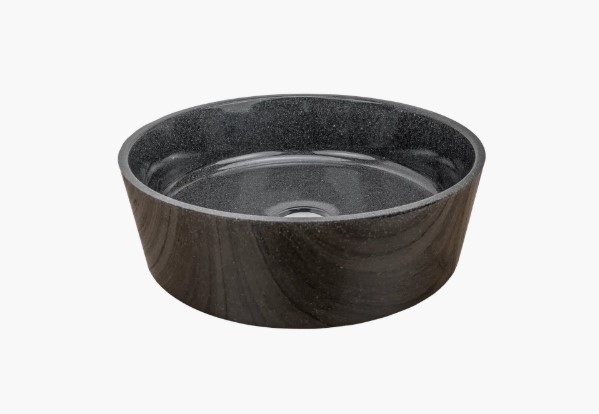 

Умывальник круглый Giorgio Group Charlotte Black Onyx 40х12 черный оникс ra-61453 (60308)
