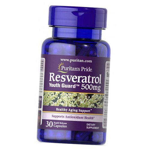 

Ресвератрол, Resveratrol 500, Puritan's Pride 30капс (70367020)