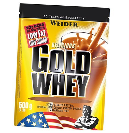 

Протеин Weider Gold Whey 500г Капучино (29089005)