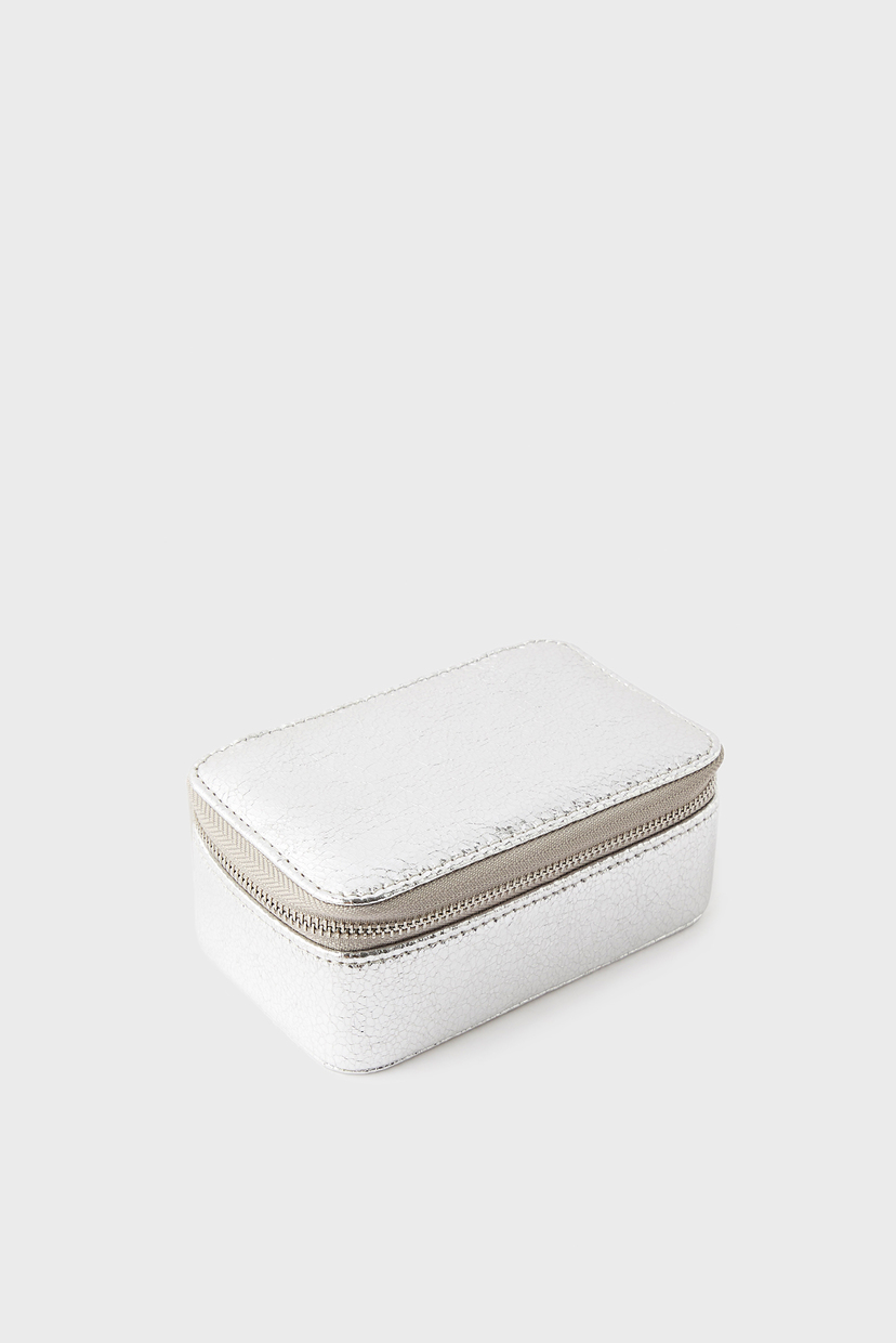 

Женская серебристая косметичка JEWELLERY BOX Accessorize OS 989214
