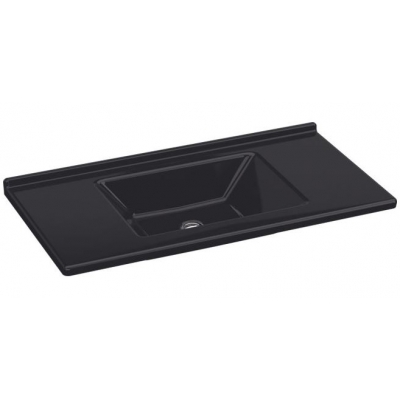 

Керамическая раковина IDEVIT Merkur 50 см, отверстие слева 0201-3507-07 черная (26979)
