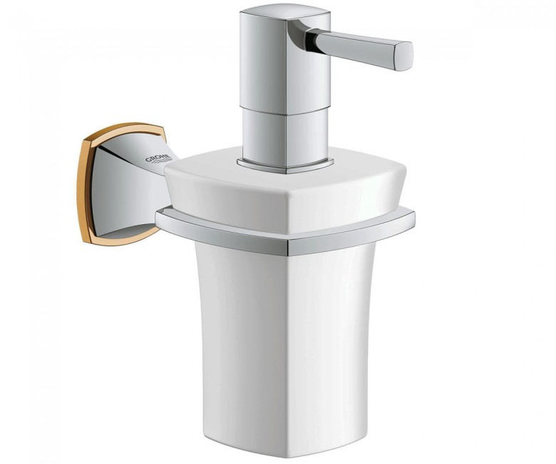 

Дозатор для жидкого мыла подвесной GROHE GRANDERA 40627IG0 хром-золото (58085)