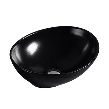 

Раковина овальная Volle 40,5 см 13-01MBlack-180 черная (30355)