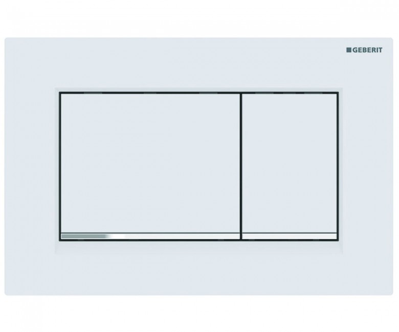 

Двойная клавиша GEBERIT Sigma 30 115.883.JT.1 белая матовая/хром глянцевая (68666)