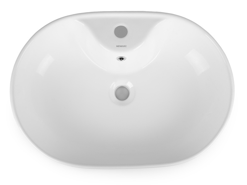 

Раковина овальная Newarc Life 60 см белая 9860W (31189)