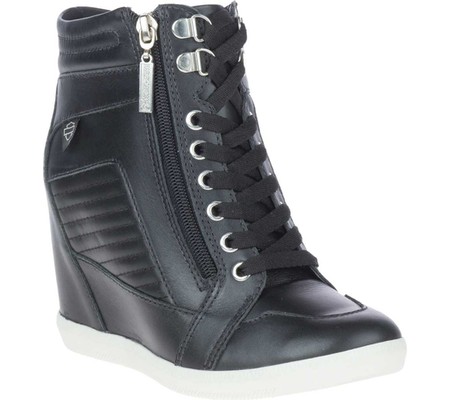 

Женские ботильоны Harley-Davidson Parkdale Lace Outside Zip Wedge Bootie Black Full Grain Leather 43