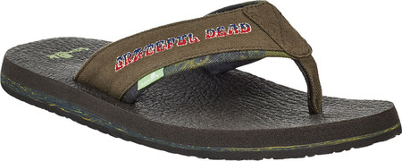 

Мужские вьетнамки, сланцы Sanuk Beer Cozy 2 Grateful Dead Flip Flop Dark Brown/Tie Dye Canvas 46