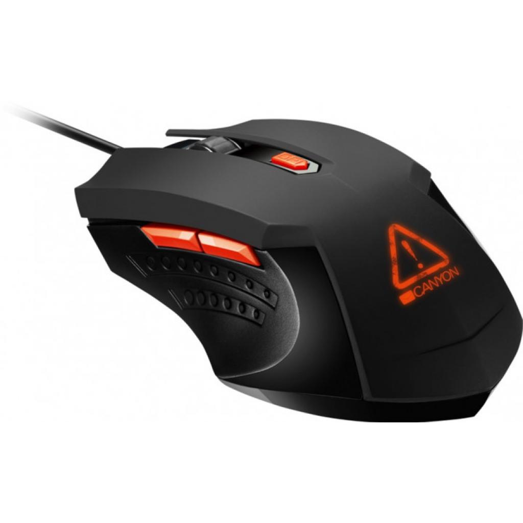 

Мышка CANYON Star Raider USB Black (CND-SGM01RGB)