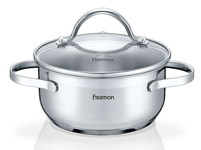 

Каструля Fissman Luminosa 1,5 л нержавіюча сталь SS-5331.16