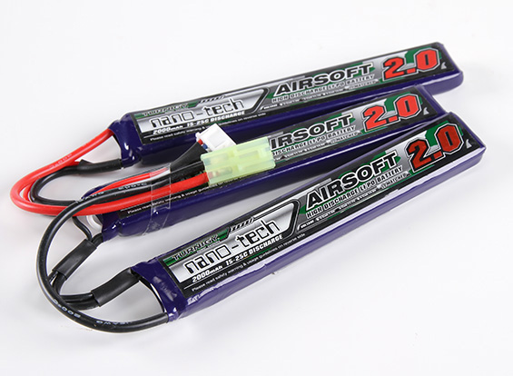 

Аккумулятор LiPo 3S 11.1V 2000mAh 15-25C mini tamiya нунчаки Turnigy nano-tech для страйкбола