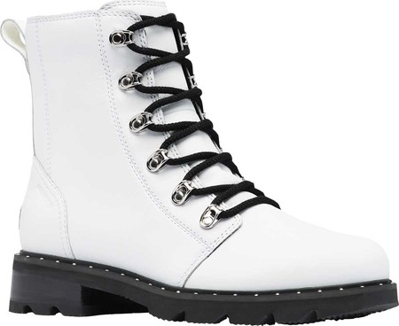 

Женские ботинки Sorel Lennox Lace Waterproof Boot White Waterproof Full Grain Leather 42