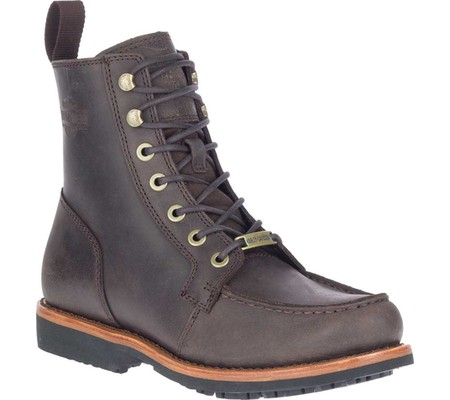 

Мужские ботинки Harley-Davidson Owens Lace Moc Toe Motorcycle Boot Brown Full Grain Leather 40
