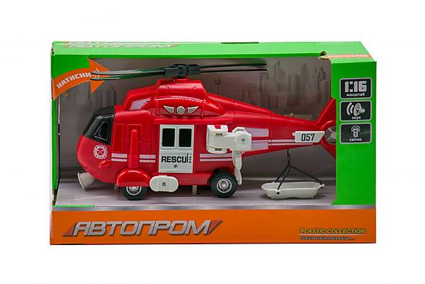 

Красный вертолет музыкальный из серии «Автопром» Автопром (7674ABC)