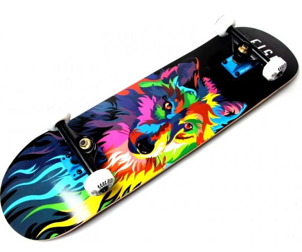 

Скейтборд Fish с рисунком Skateboard wolf