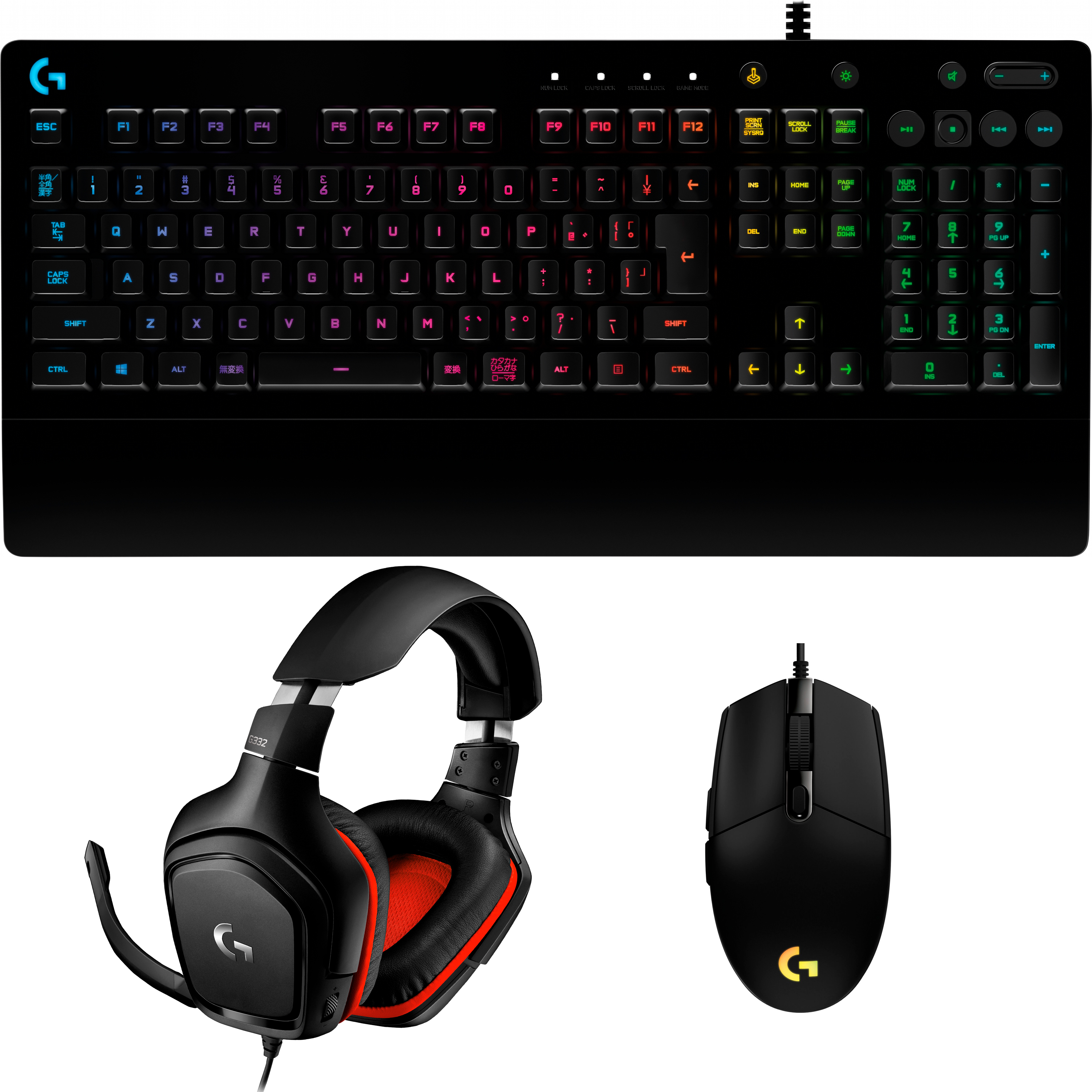 

Комплект 3 в 1 Logitech клавіатура дротова G213 Prodigy (920-008092) + миша G102 Lightsync (910-005823) + навушники Wired Gaming G332 (981-000757)