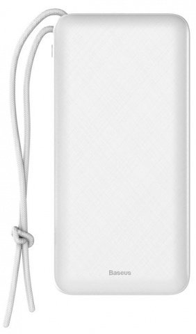 

Портативный аккумулятор Baseus Power Bank 20000mAh Mini Quick Charger White (PPALL-DXQ02) белый