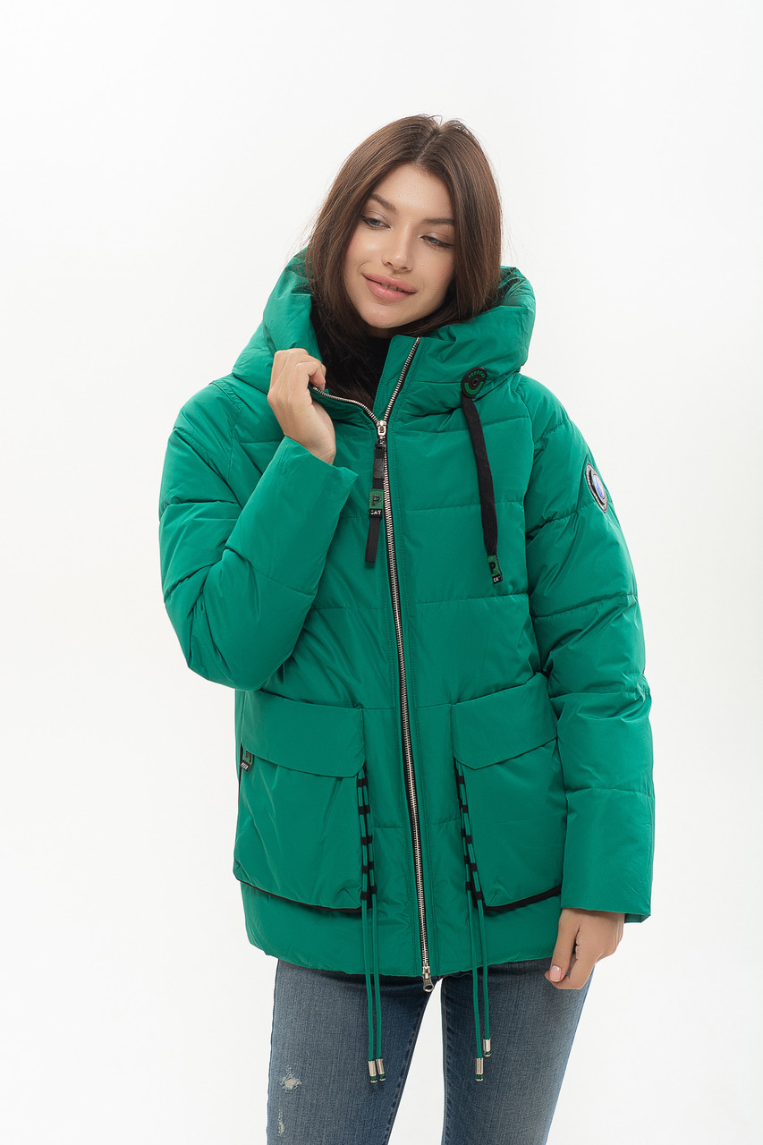 

Пуховик Peercat 20-808 зелёного цвета 2XL