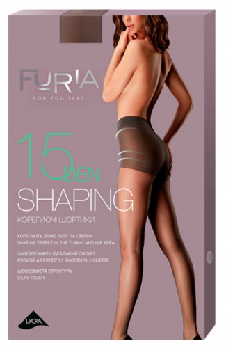 

Колготки женские Shaping корректирующие шортики 15 Den, Duna, бежевый (размер 4) (12-69406)