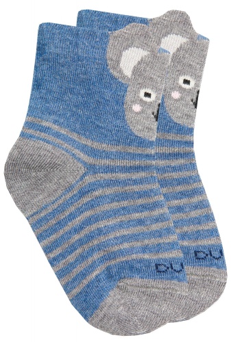 

Носки с коалой, Duna, джинс меланж, 8-10 (16-17) (12-45172)