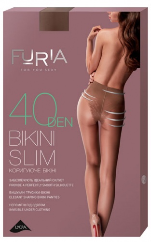

Колготки женские Bikini Slim корректирующие бикини (40 Den), Duna, бежевые (размер 4) (12-69778)