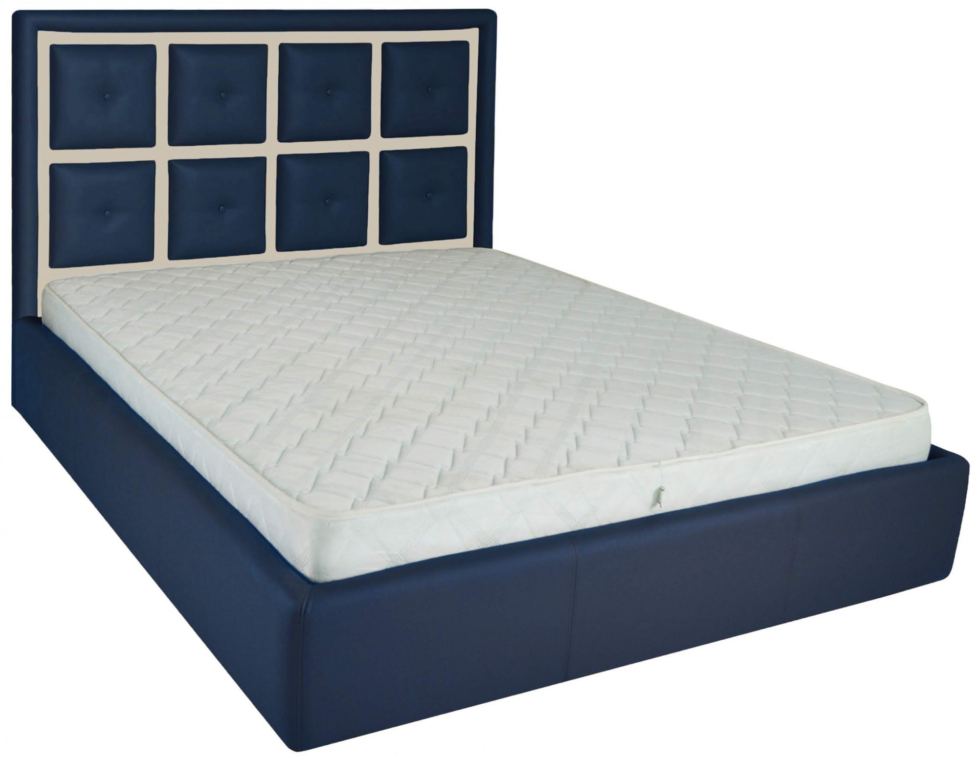 

Кровать Windsor Standart 140 х 200 см Fly 2227/2207 Синяя+Бежевая