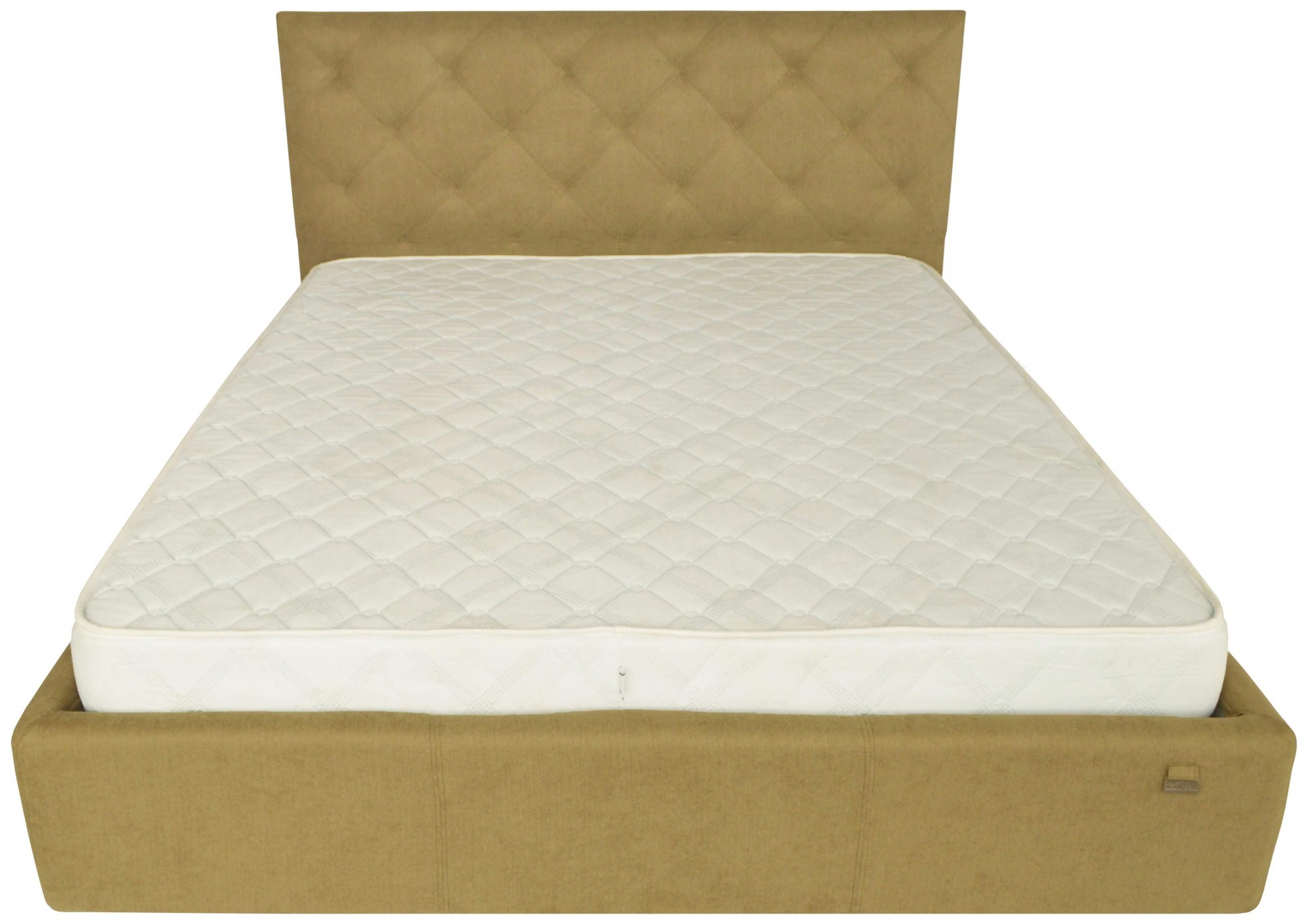 

Кровать Двуспальная Bristol Comfort 180 х 200 см Fibril 17 С подъемным механизмом и нишей для белья Оливковая